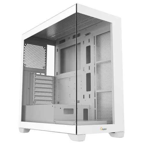 Корпус для ПК Case Ocypus Gamma C72 WH ATX / win / white / no PSU / Tempered Glass (GAMMA-C72-W-HD000XX-GL)