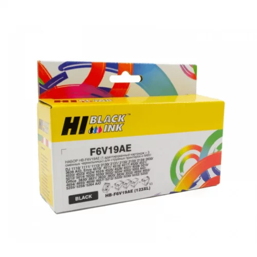 Картридж Hi-Black F6V19AE №123XL для HP DJ2130 черный (84654741)