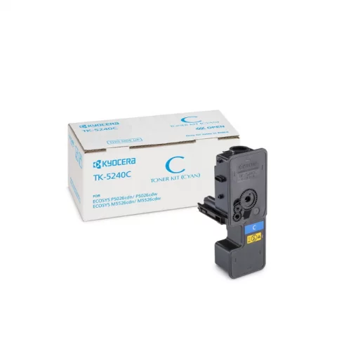 Тонер-картридж Kyocera TK-5240C голубой 3000 страниц для Mita P5026cdn/ cdw, M5526cdn/ cdw (1T02R7CNL0)