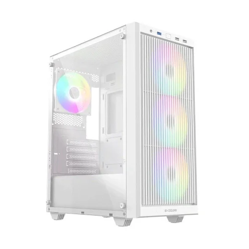 Корпус Case ID-Cooling WARE 310 ARGB White ATX/ win TG/ 4 fans/ Type C/ CPU 160mm/ GPU 320mm/ no PSU