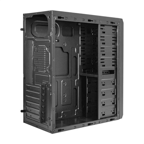 Exegate EX283220RUS Корпус Miditower ExeGate UN-605B Black, ATX, , 2*USB, Audio, замок блокировки кнопки питания фото 2