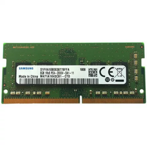 Модуль памяти Samsung (M471A1K43CB1-CTD) (M471A1K43CB1-CTD) Модуль памяти Samsung DDR4 8GB SODIMM 2666MHz PC4-21300 260-pin CL19 1.2V SR (M471A1K43CB1-CTD)