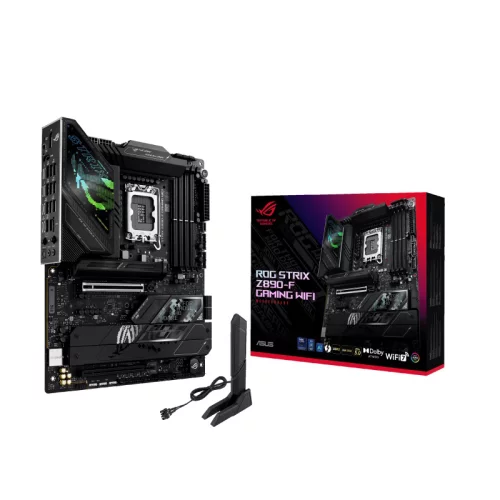 Материнская плата/ MB ASUS INTEL Z890 s1851, 4xDDR5(192GB), 1xPCIe 5.0x16, 1xPCIe 4.0x16, 1xLAN (2.5GbE), Wi-Fi, BT, 4xSATA 6Gb/s, 5xM.2, 2xThunderbolt 4 (USB-C), 2xUSB-C, 10xUSB 3.2, ATX, 90MB1I40-M0EAY0