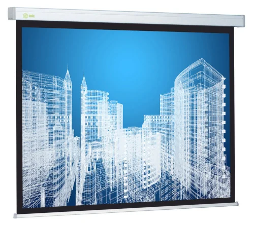 Экран Cactus Wallscreen CS-PSW-183X244 4:3 настенно-потолочный рулонный белый
