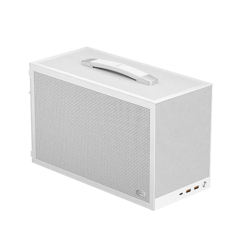 Корпус без блока питания/ Case PCCooler K101 MESH WH 3F, Mini-Tower, Mesh, 3x120mm, 2xUSB-A 3.0 + 1xUSB-C 3.1, SFX PSU Support, mITX White