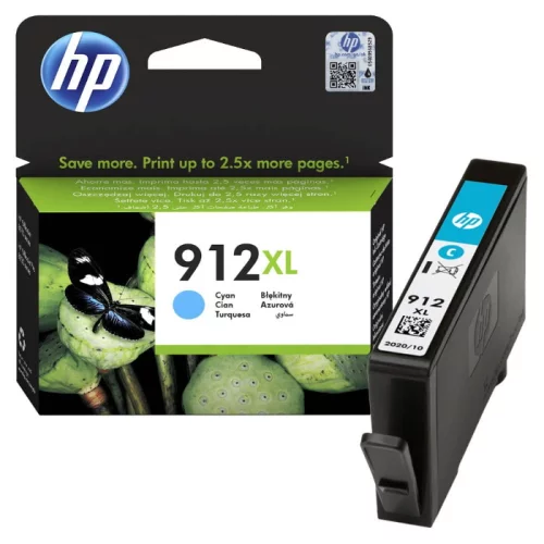 Картридж/ HP 912XL High Yield Cyan Original Ink Cartridge (3YL81AE) фото 2