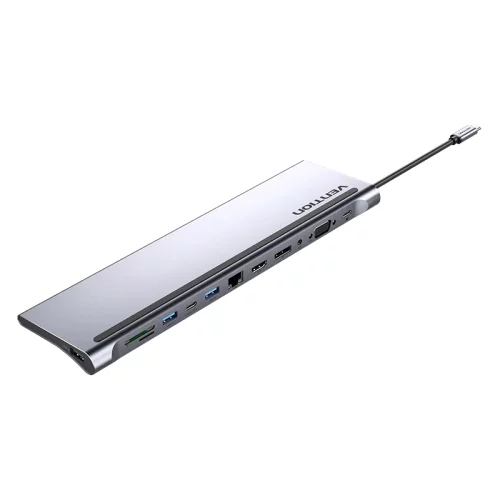 Мультифункциональная док-станция Vention USB Type C 12 в 1 (THSHC)