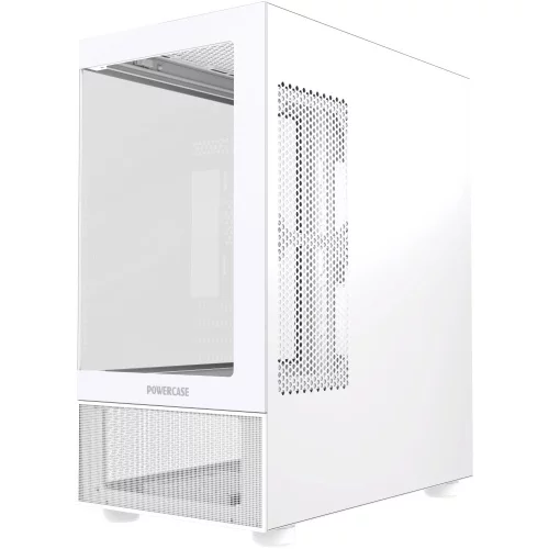 Powercase Vision Micro M2, Tempered Glass, белый, mATX (CVMWM2-L0) фото 3
