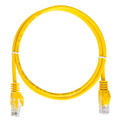 Шнур коммутационный (патч-корд) U/ UTP, Кат.5e, LSZH нг(А)-HFLTx, цвет синий, 0.5 м (ЛЮ-ШКС-5E.05Н.25)