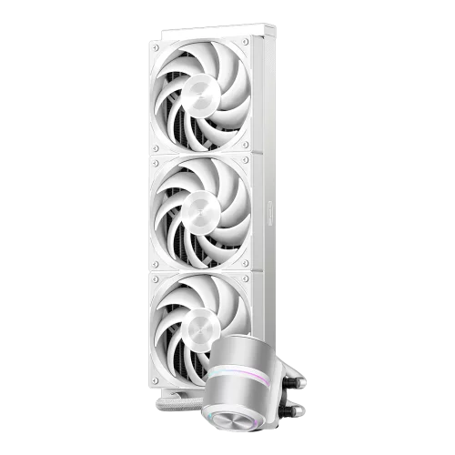 Система охлаждения/ Water Cooling System PCCooler DE360 Pro WH (300W, 360mm, White, ARGB Pump, Fans: 3x120mm, 86.73CFM, 32dBA, 2200RPM/ Pump height 57mm, 28dBA, 3200RPM, Rad thickness 27mm/ S: 1851, 1