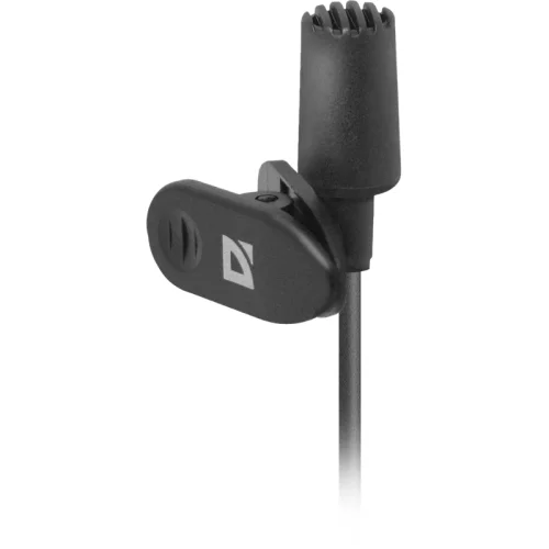 Defender Микрофон компьютерный MIC-109 черный, на прищепке, 1,8 м (64109)