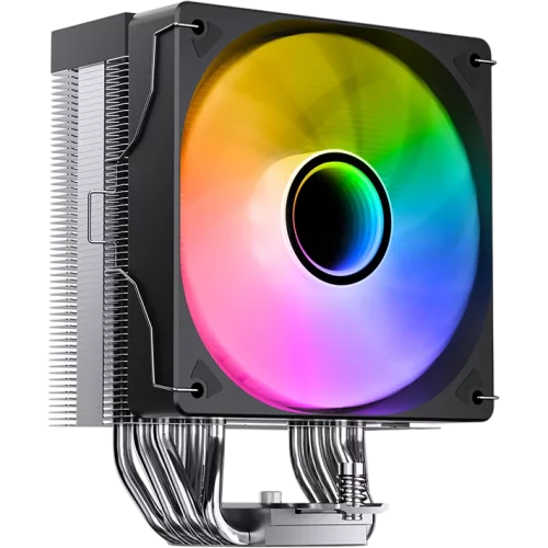 Кулер для процессора/ CPU Cooler JONSBO CR-1000 V3 PRO ARGB (230W, 4-pin PWM, 157mm, Al/Cu, 6x6mm, ARGB, 1x120mm, 70.8CFM, 33.2dBA, 1800RPM, S: 1851/1700/1200/115X, AM4/AM5 Black)