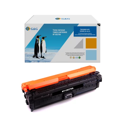 Картридж лазерный G&G GG-CE270A черный (13000стр.) для HP LJ Ent CP5525
