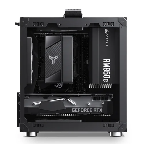 Корпус без блока питания/ Case JONSBO C6-ITX, Micro-Tower, no fan, 1xUSB-A 3.0 + 1xUSB-C 3.1, mDTX, mITX Black (C6-ITX BLACK) фото 9