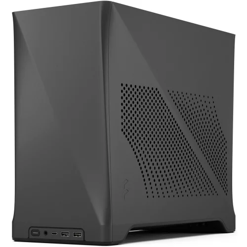 Корпус ПК без блока питания/ Case Fractal Design Era 2, Mini-Tower, 2x120mm, 2xUSB-A 3.0 + 1xUSB 3.2 Type-C, SFX PSU Support, mITX Charcoal Gray (FD-C-ERA2N-02) фото 3