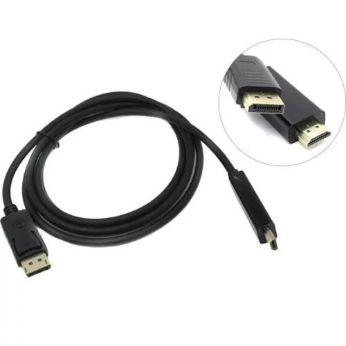 Exegate EX284915RUS Кабель DisplayPort-HDMI ExeGate EX-CC-DP-HDMI-1.8 (20M/ 19M, 1,8м, экран)