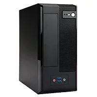 Slim Case InWin BM677 Black 160W 2*USB 3.0+AirDuct+Fan+Audio (6115718)