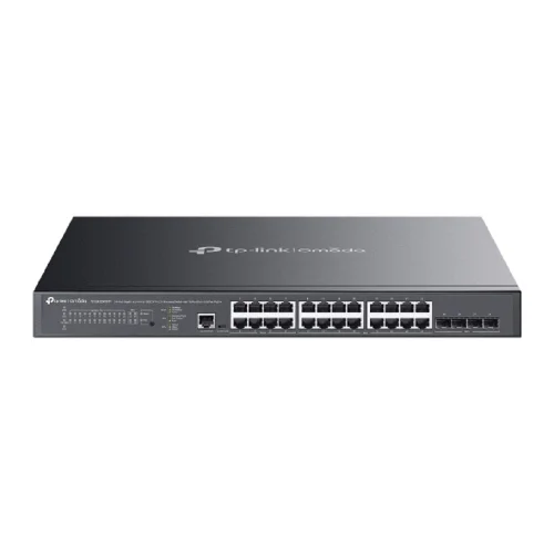 Коммутатор/ Omada 24-Port Gigabit and 4-Port 10GE SFP+ L2+ Managed Switch with 16-Port PoE+ & 8-Port PoE++ (SG3428XMPP)