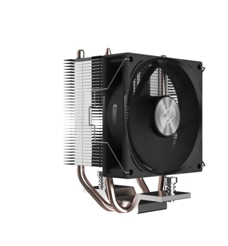 Кулер для процессора PCCooler R200 S115X/1200/1700/AM4/AM5 (TDP 110W, 90mm Non LED Fan, 2 тепловые трубки 6мм, 2200RPM, 28,3dBa) (R200#TRL)