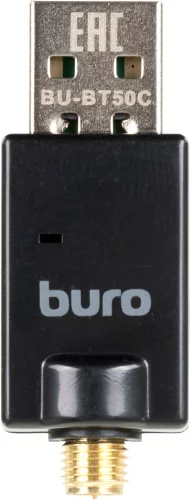 Адаптер USB Buro BU-BT50C BT5.0+EDR class 1 100м черный фото 8