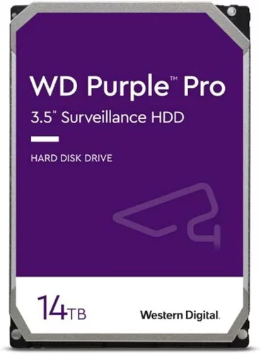 Жесткий диск/ HDD WD SATA3 14Tb Purple 7200 512Mb 1 year warranty (replacement WD141PURP, WD140PURZ) (WD142PURP)