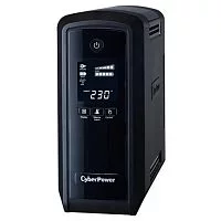 ИБП CyberPower CP900EPFCLCD, Line-Interactive, 900VA/540W, 6 Schuko розеток, USB, RJ11/RJ45, LCD дисплей, Black, 0.33х0.36х0.2м., 8.3кг./ UPS Line-Interactive CyberPower CP900EPFCLCD 900VA/540W USB/RJ11/45 (6 EURO), с чистым синусом при работе от АКБ