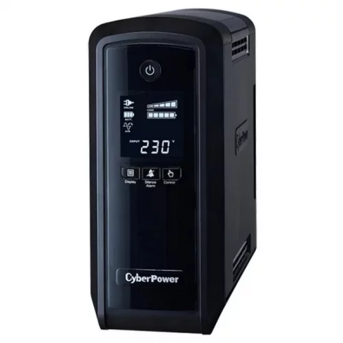 ИБП CyberPower CP900EPFCLCD, Line-Interactive, 900VA/540W, 6 Schuko розеток, USB, RJ11/RJ45, LCD дисплей, Black, 0.33х0.36х0.2м., 8.3кг./ UPS Line-Interactive CyberPower CP900EPFCLCD 900VA/540W USB/RJ11/45 (6 EURO), с чистым синусом при работе от АКБ