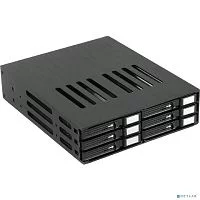 Procase L2-106-SATA3-BK {Корзина L2-106SATA3 6 SATA3/ SAS, черный, с замком, hotswap mobie rack module for 2,5" slim HDD(1x5,25) 2xFAN 40x15mm}