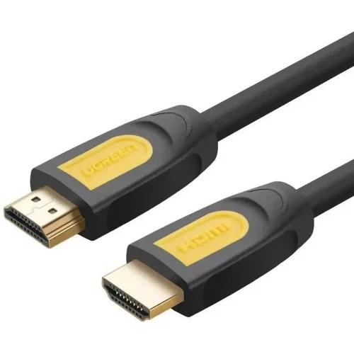 Кабель UGREEN HD101 (10167) HDMI Male To Male Round Cable. Длина: 5м. Цвет: черно-желтый (10167_)