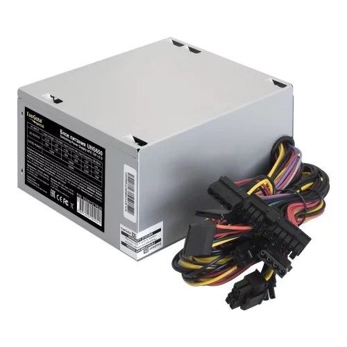 Exegate ES261571RUS Блок питания 650W Exegate Special UNS650, ATX, 12cm fan, 24p+4p, 6/ 8p PCI-E, 3*SATA, 2*IDE, FDD фото 2