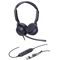 Гарнитура проводная/ Yealink UH42 Dual UC USB-C/A [1308215]