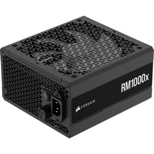 Блоки питания/ Power Supply Corsair RM1000x, Model RPS0198, 1000W 80+ Gold (ATX, 3.1, PCIe 5.1, Full modular, 1x24(20+4)pin, 1x12V-2x6, 2x4+4-pin CPU +12V (EPS), 3x4-pin Molex, 6x6+2-pin PCIe, 12xSATA (CP-9020271-EU)