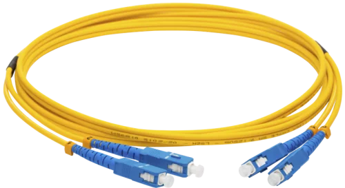 Патч-корд оптический LANMASTER, LSZH, дуплексный, SC/ UPC-SC/ UPC, SM OS2, 1.0 м (LAN-2SC-2SC/ SU-1.0) (LAN-2SC-2SC/SU-1.0)