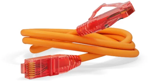 Патч-корд Hyperline PC-LPM-UTP-RJ45-RJ45-C5e-1M-LSZH-BK PC-LPM-UTP-RJ45-RJ45-C5E-1M UTP RJ-45 вил.-вилка RJ-45 кат.5E 1м черный LSZH (уп.:1шт) 24AWG