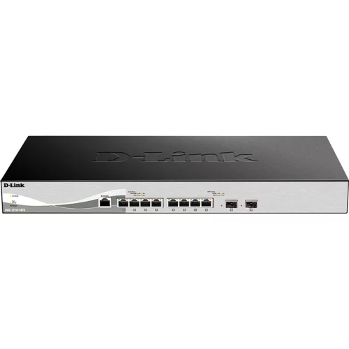 Коммутатор/ DXS-1210-10TS Smart L2+ Switch 8x10GBase-T, 2x10GBase-X SFP+, CLI, RJ45 Console (DXS-1210-10TS/B1A)