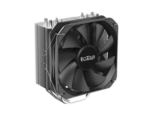 Кулер для процессора/ CPU Cooler PCCooler PALADIN 400 (200W, 4-pin PWM, 157mm, Al/Cu, 4x6mm, 1x130mm, 76.85CFM, 29dBA, 1600RPM, S: 1851/1700/1200/115X, AM5/AM4, silver, black) фото 2