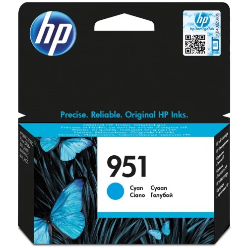 Картридж HP 951 голубой 700 стр. (CN050AE) (CN050AE) Картридж/ HP 951 Cyan Officejet Ink Cartridge (CN050AE)