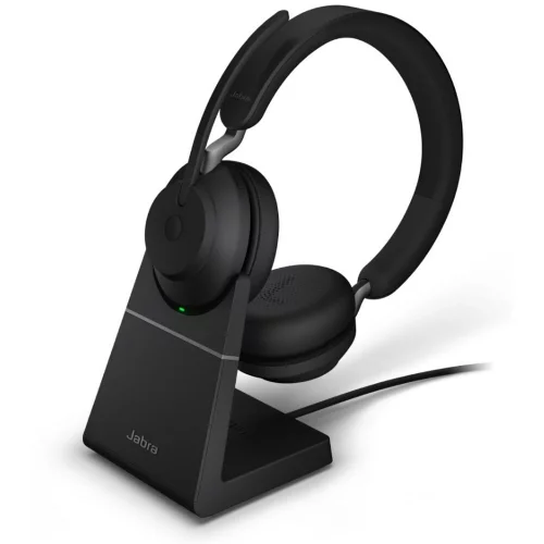 Гарнитура беспроводная/ Jabra Evolve2 65, Link380a MS Stereo Stand Black (26599-999-989)