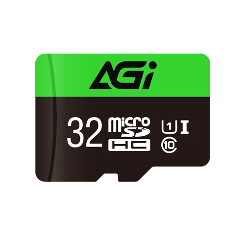 Карта памяти AGI microSDHC 32GB AGI Memory Card Choice TF138 AGI032GU1TF138-R2 UHS-I U1 Class 10, Adapter, 800/30 MB/s, RTL