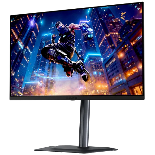 Монитор 27 Gigabyte MO27Q3 EK Black (QD OLED, 2560 x 1440, 360Hz, 0,03ms, 250cd/ m-]1000(пиковая), 1500:1, 2xHDMI-2.1, DP-1.4, 3xUSB3.2, USB Type-C(18Вт),Pivot (20VM0-MO27Q3BT-2EKR) фото 3