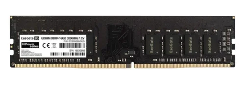 Модуль памяти ExeGate HiPower DIMM DDR4 16GB 3200MHz (EX295580RUS)