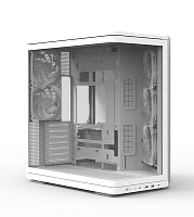 корпус ZALMAN P60, ATX, WHITE, WINDOW, 2x3.5", 3x2.5", 1xUSB TYPE-C, 2xUSB3.0, SIDE 3x120mm ARGB, REAR 2x120mm ARGB (P60 WHITE)
