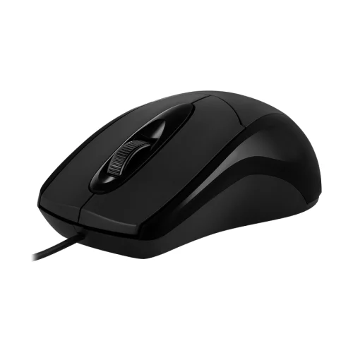 Мышь SVEN RX-110 USB чёрная (2+1кл. 1000DPI, цвет. картон, каб. 1,5м) (SV-016692)