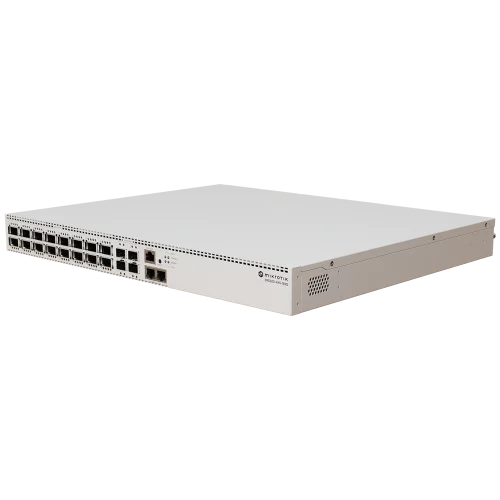 Коммутатор/ CRS520-4XS-16XQ-RM Cloud Router Switch with Quad-Core AL52400 2 GHz CPU, 4 GB RAM, 98CX8410 switch chip, 2 x 10G Eth ports, 4 x 25G SFP28 ports, 16 x 100G QSFP28 ports, RouterOS L5, 1U rac