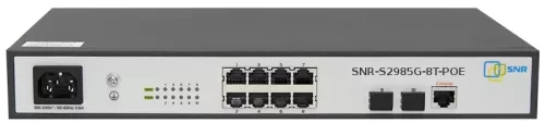 Коммутатор/ Управляемый POE коммутатор уровня 2 SNR-S2985G-8T-POE