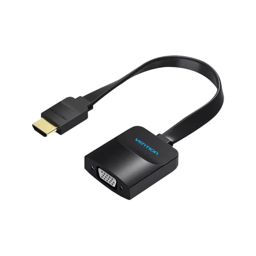 Мультимедиа конвертер Vention HDMI > VGA + аудио, гибкий, плоский (ACKBB)