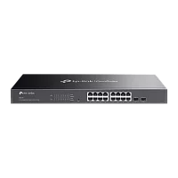 Коммутатор/ Jetstream 16-port gigabit smart switch with 2-gigabit uplink ports UKplug (SG2218.)