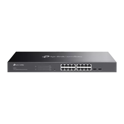 Коммутатор/ Jetstream 16-port gigabit smart switch with 2-gigabit uplink ports UKplug (SG2218.)