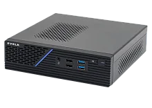Корпус EVELK с блоком питания 120Вт/ Case Foxline EV-109-AD120 mITX, w/ ext.PSU 120W, DC-converter, w/ 2хUSB2.0+2хUSB3.0, 1x40mmFan, black, VESA, w/ pwr cord, logo EVELK (FL-109-AD120-DC-EVLK)