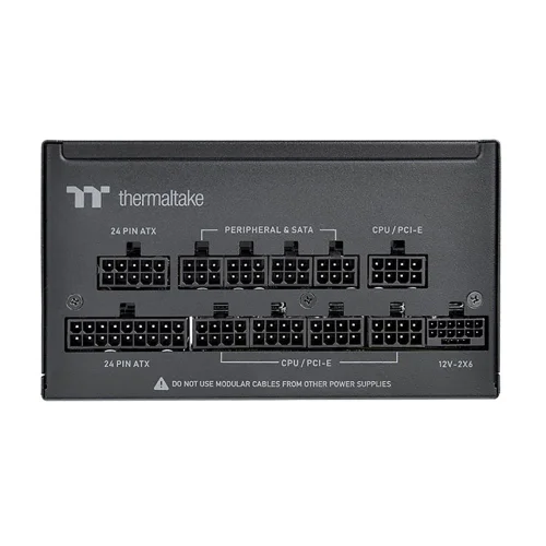 Блок питания Thermaltake Toughpower PT/ 1000W/ Fully Modular Non Light/ Full Range/ Analog/ 80 Plus Platinum/ EU/ 100% JP CAP/ Etched Cables/ ATX 3.1 (PS-TPP-1000FNFAPE-1) фото 6